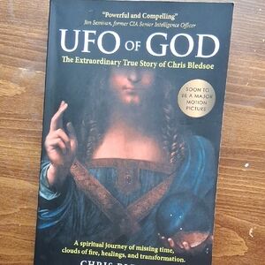 UFO of God by Chris Bledsoe - Black & Deep Blue Cover Paperbacl